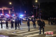 当阳约200名海军陆战队士兵进驻洛杉矶 开始执行警戒守卫任务